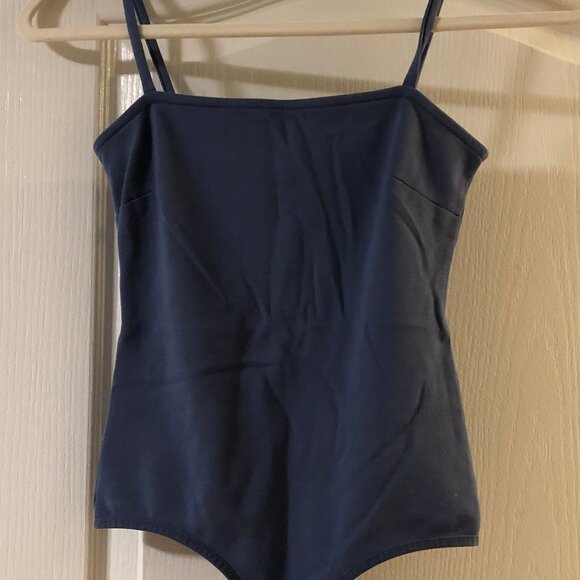 Free People Scoop Neck Bodysuit Blue XS (Extra Small) - Picture 6 of 6